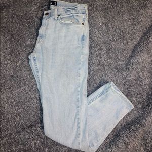 Men’s light blue Hollister skinny jeans size 30w x 30L